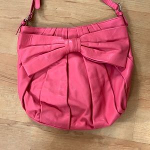 Red by Valentino pink bow handbag